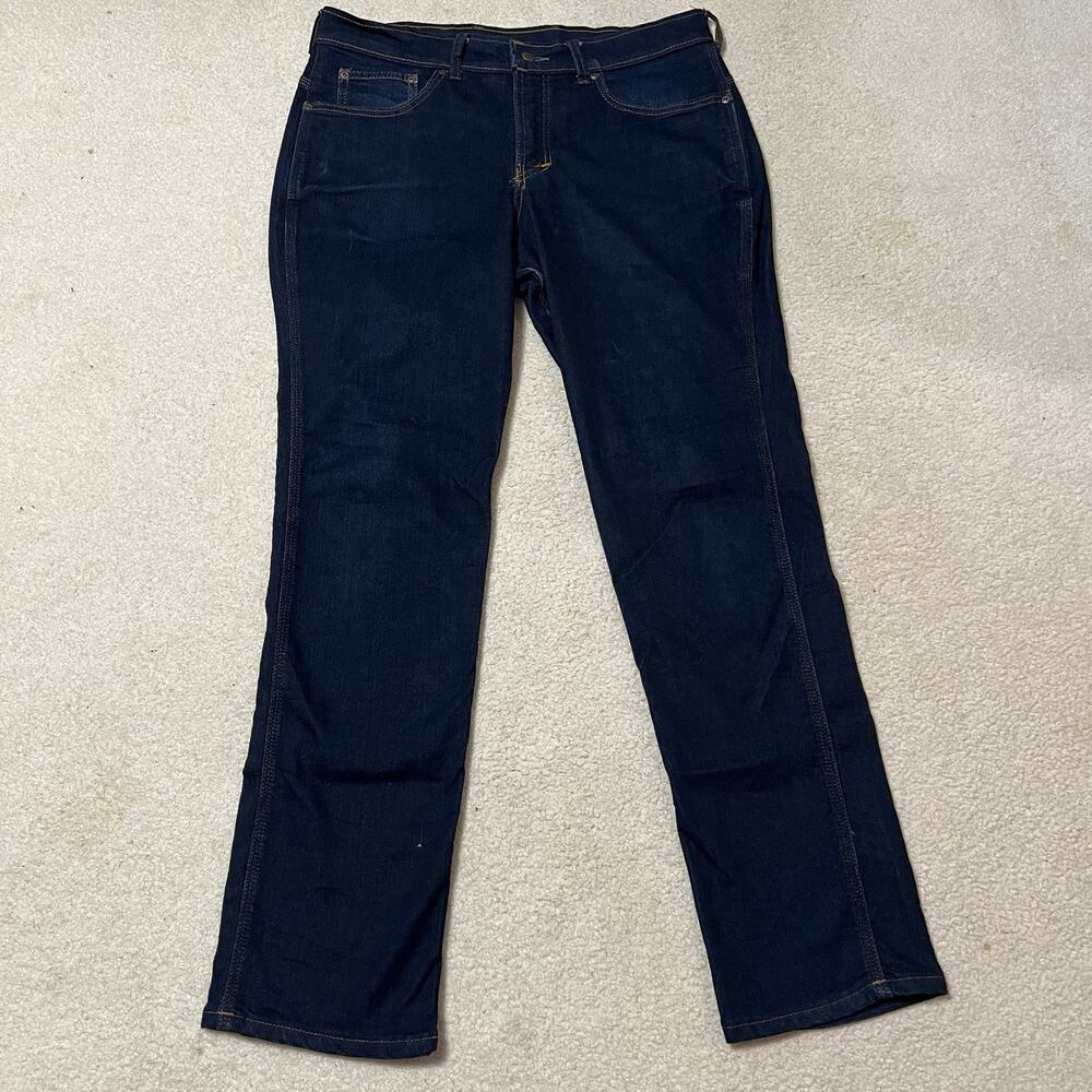 Origin Maine Delta 68 Flex 36x33 Men’s Jeans Dark Wash Straight Stretch Made USA
